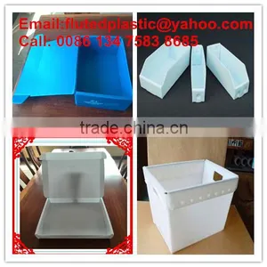 Collapsible PP Corrugated Plastic Correx Shelf Bins thumbnail-1