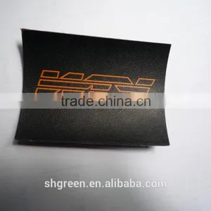 Silk Screeen Printing Apparel Leather Patch thumbnail-1