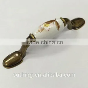 Custom Classical Zinc Ceramic Porcelain Cabinet Handle v thumbnail-1