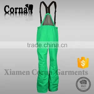 Men Winter Caomfortable Elastic Belt Ski Pant EU Standard Breathable Straight Trousers Green Cargo Trousers thumbnail-3