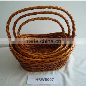 Eco-friendly Willow Basket Sets/willow Fruit Baskets/fruit Basket Drawing thumbnail-2
