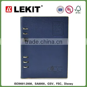 A5 Personal Organizer With 6 Ring Binder and Embossed Logo thumbnail-1