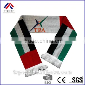 Wave Jacquard Scarf Stretch Knit Scarf thumbnail-4