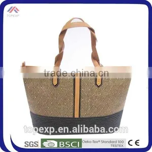 Printed Straw Bag Tote Straw Bag thumbnail-2