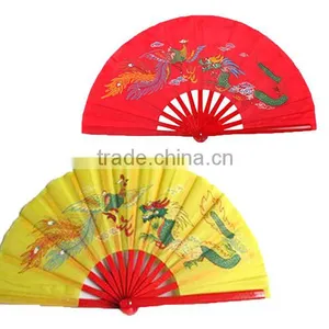 Factory Direct Printed Flower Patterns Polyester Foldable Fan thumbnail-3