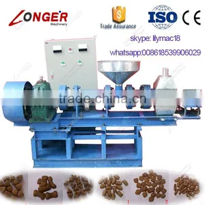 Hot Sale High Efficient Screw Floating Fish Pellet Making Machine Price thumbnail-1