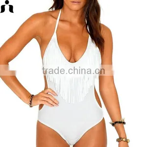2017 Tassels One Piece Swimwear With Romantic Style thumbnail-6