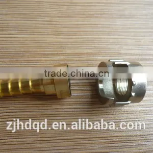 Brass Straight Hose Barb Fitting With Cap thumbnail-2