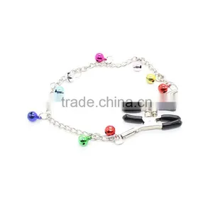 WOMAN SEX TOYS NIPPLE STRETCHER WITH BELLS NIPPLE STRETCHER WITH STEEL CHAIN WOMAN SEX TOYS NIPPLE STRETCHER WHOLESALE thumbnail-2