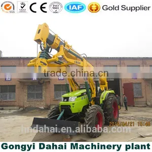Electric Pole Erecting Crane & Digging Hole From DAHAI Factory thumbnail-2