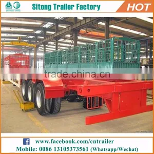 Factory Direct 3 Axles 20ft 40ft Skeletal Shipping Container Delivery Trailer thumbnail-4