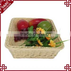Promotion Synthetic Rattan Basket for Home Storage and Decoration thumbnail-1