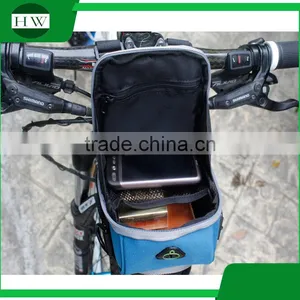 Mountain Bike Tube Bag Bicycle Handlebar Bag With Rain Cover Bike Accessories thumbnail-6