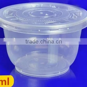 850ml Simple Disposable pp Plastic Bowl thumbnail-1