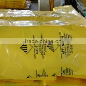 Asbestos Bag , Clear , Red Printing thumbnail-2