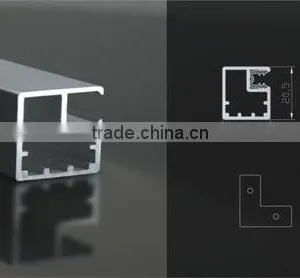China Xindongrui Aluminum Factory High Quality Extruded Aluminium Profiles for the Cabinet Door Frames thumbnail-3