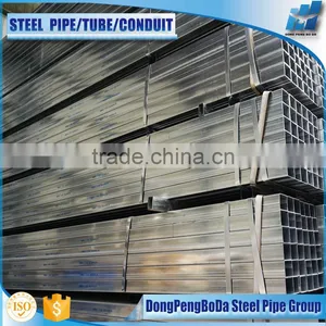 40/40/1.4mm Construction Pre-Galvniazed Square Steel Pipe thumbnail-1