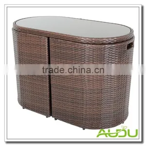 Audu Pittsburgh Outdoor Garden Rattan Dining Set thumbnail-2