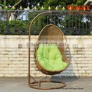 TG-16002 New Season Round Rattan Swing Chair Swing Rattan Egg Chair thumbnail-3