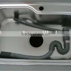 Single Bowl Kitchen Sink With Drainer thumbnail-1