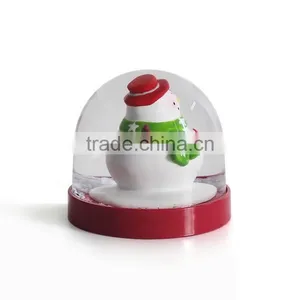 2016 Personalized Plastic Snowman Water Snow Globe thumbnail-2