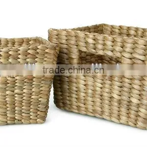 Handmade Water Hyacinth Storage Baskets thumbnail-1