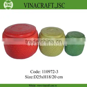 Colorful Bamboo Food Storage Container for Kitchen thumbnail-1