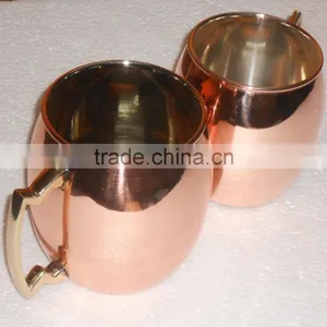 Set of 4 Pure Copper Moscow Mule Mug 16 Ounce With Custom Colored Printed Box thumbnail-2