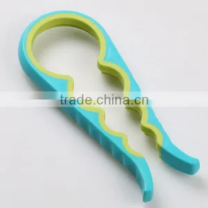CY130 Slip Resistant Grip Sturdy Multipurpose Kitchen Tool Jar Bottle Can Opener thumbnail-5