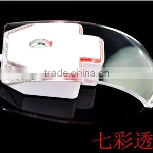 Latest LED Clear Wired Mouse Colorful Transparent LED Mouse thumbnail-1