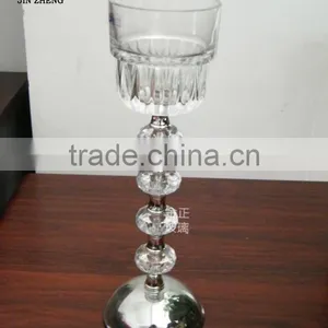 Glass Goblet Candle Holder for Home Decoration thumbnail-1