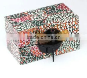 High Quality Best Selling Lacquered Rectangle Eggshell Inlay Box From Vietnam thumbnail-1
