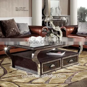 2015 Luxury Modern New Design Marble Coffee/center Tables for Living Room B108 thumbnail-1