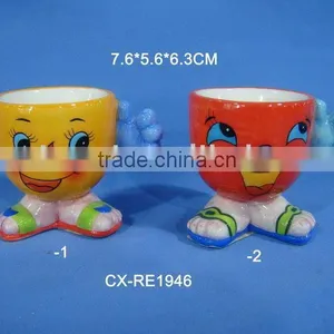 Dolomite Ceramic Rabbit Egg Cup For Easter thumbnail-1
