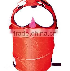 Cartoon Large Kid's Pop-Up Hamper, Dog, Red thumbnail-1