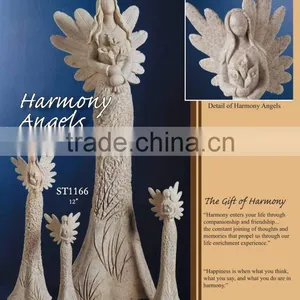 Angel With Dove Sculpture Angle Statue Garden Decoration thumbnail-5