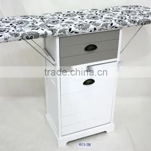 1 Drawer + 1 Door White Ironing Board thumbnail-1