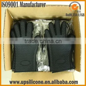 Heat Resistant Home Kitchen Silicone Oven Gloves thumbnail-6