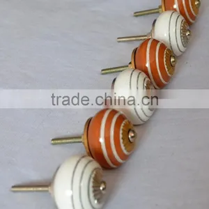 Latest Unique Design Hand Painted Ceramic Dresser Knobs thumbnail-3