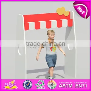 New Style Nursery School Wooden Kids Playhouse W08C184 thumbnail-2