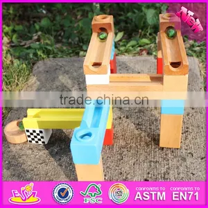 2016 New Design Building Blocks Funny Children Wooden Marble Run Toys W13A126 thumbnail-6