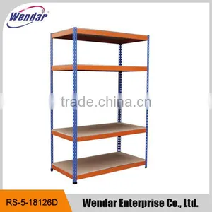 Rivet Garage Warehouse Storage Rack ,5-layer Adjustable Display Metal Storage Shelf thumbnail-1