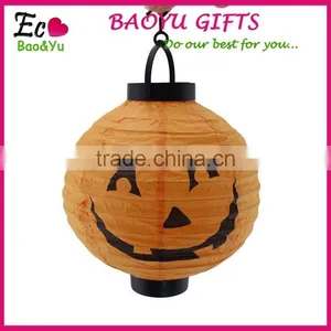 Halloween LED Lantern LED Pumpkin Lantern LED Paper Lantern Wholesale thumbnail-3