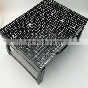 HOT Wholesale Portable Stainess Steel Metal Small Outdoor Bbq Grill Barbecue Charcoal Grill thumbnail-6