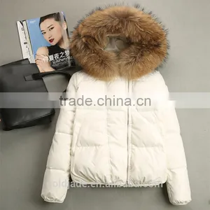 Latest Fashion Winter Short Down Jackets Woman Down Jacket Parka Winter 2016 thumbnail-1