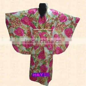Japanese Kimono Robe Silk thumbnail-1