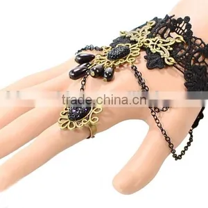 2015 Hot Selling Lace Bracelet&ring Sets Bride Wedding Jewelry Set Wholesale thumbnail-5