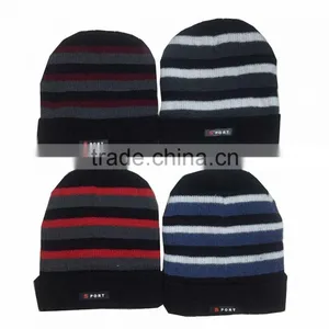 Polar Fleece Beanie Hat Pattern Polyester Beanie Hat Cheap Winter Hat thumbnail-1
