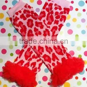 Factory Wholesale Baby Products Red Knit Baby Leg Warmers With Bow Easter Baby Products thumbnail-5