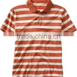 COTTON STRIPED CHILDREN POLO SHIRT SHORT SLEEVE thumbnail-1